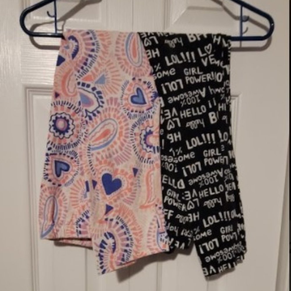 osh kosh and carters 2 pair leggings 10/12